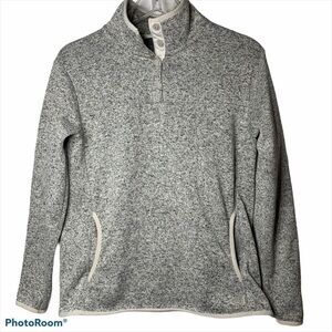 𝅺EDDIE Bauer Radiator Snap Sweater Fleece Size M